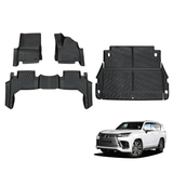 5D TPE Car Floor Mats for Lexus LX500d LX600 2021-Onwards