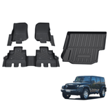 5D TPE Car Floor Mats for Jeep Wrangler JK Series 2007-2011