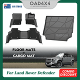 5D Double-Layer Car Floor Mats for Land Rover Defender L663 110 5 Seats 2020-Onwards