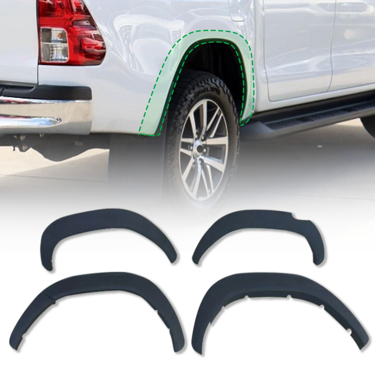 Fender Flares for Toyota Hilux 2015-2017 #Pick Up Only