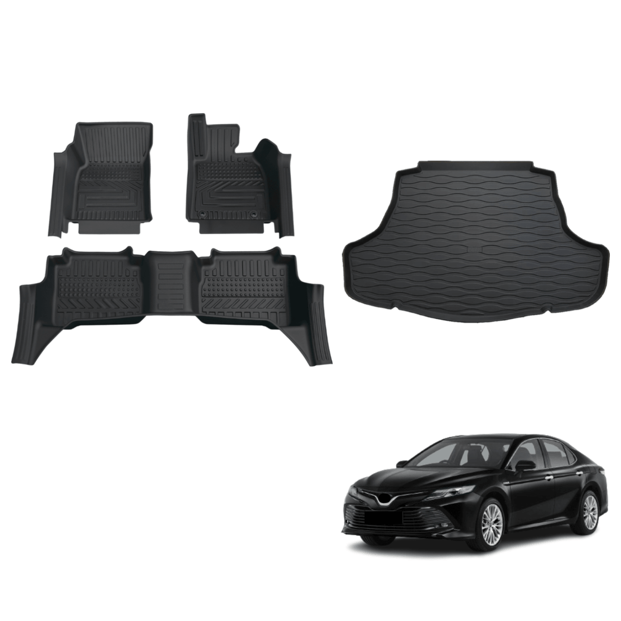 5D TPE Car Floor Mats for Toyota Camry 2017-2024