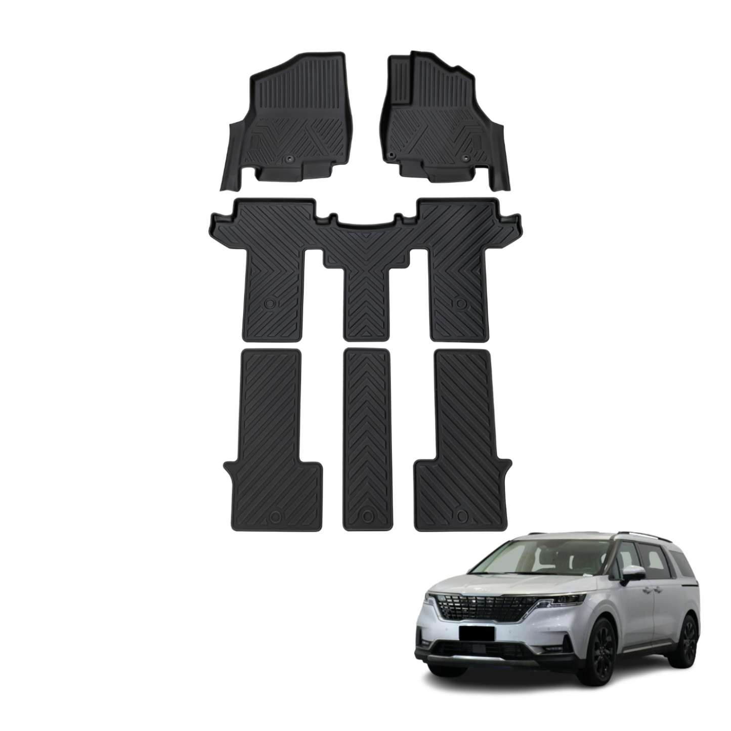 Pre-order 5D TPE Car Floor Mats for KIA Carnival 2020-Onwards