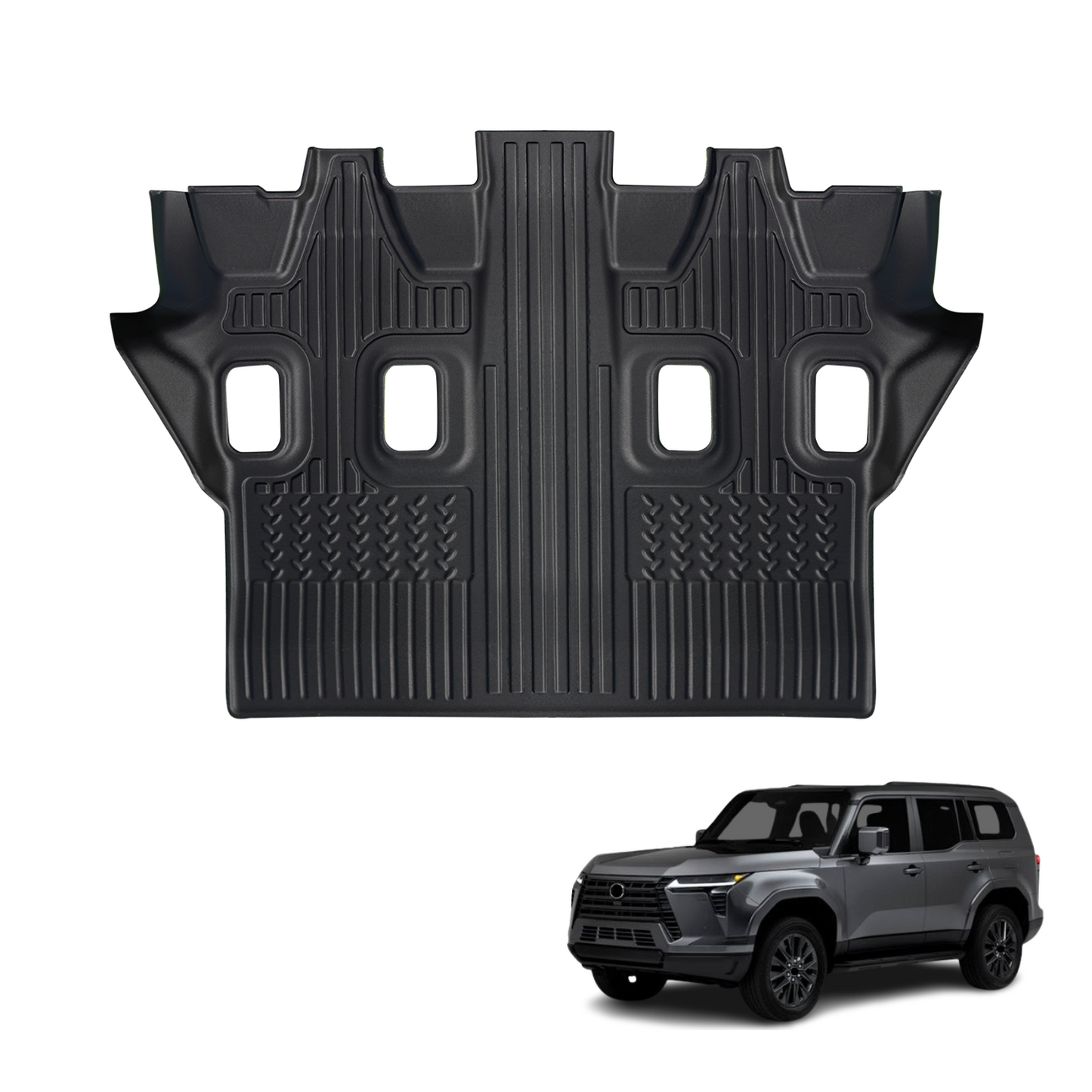 Pre-order Third Row Car Floor Mats for Lexus GX550 2024-Onwards