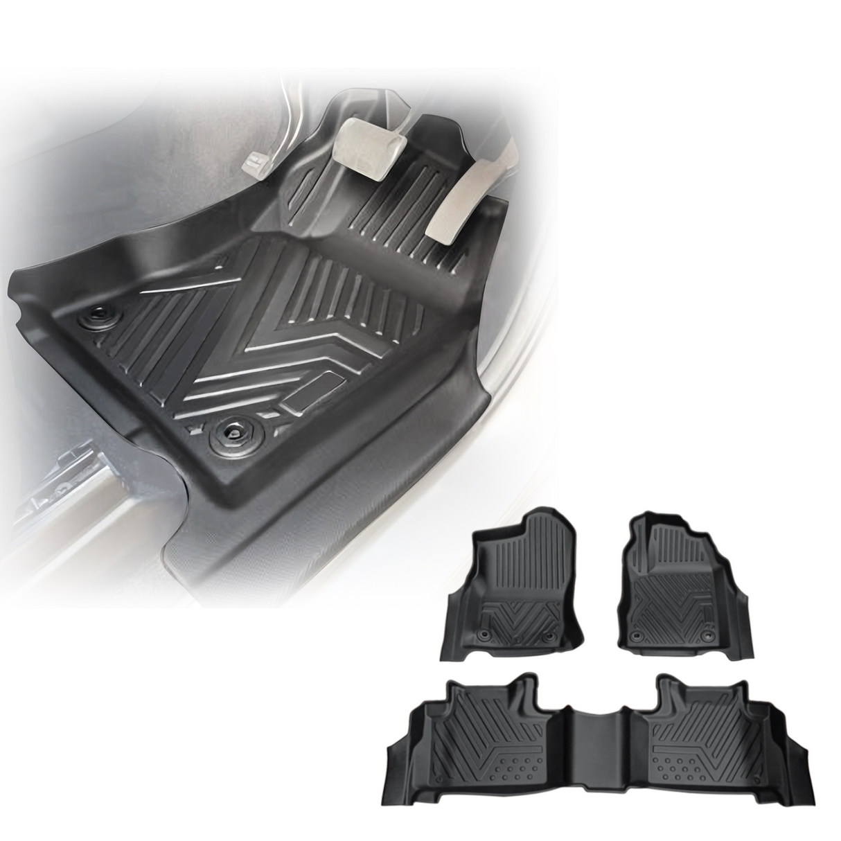 5D TPE Car Floor Mats for Jeep Grand Cherokee WK/WK2 2010-2021