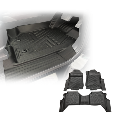 5D TPE Car Floor Mats for Mazda BT-50 BT50 Dual Cab 2011-2020