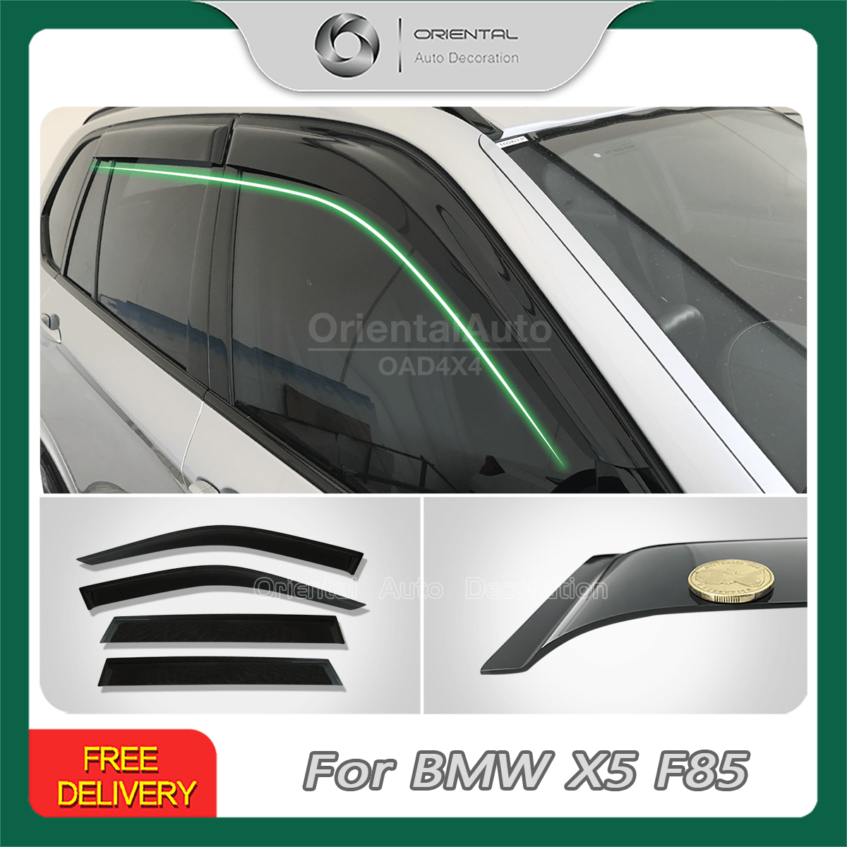 Weather Shields For BMW X5 F85 Series 2015-2017