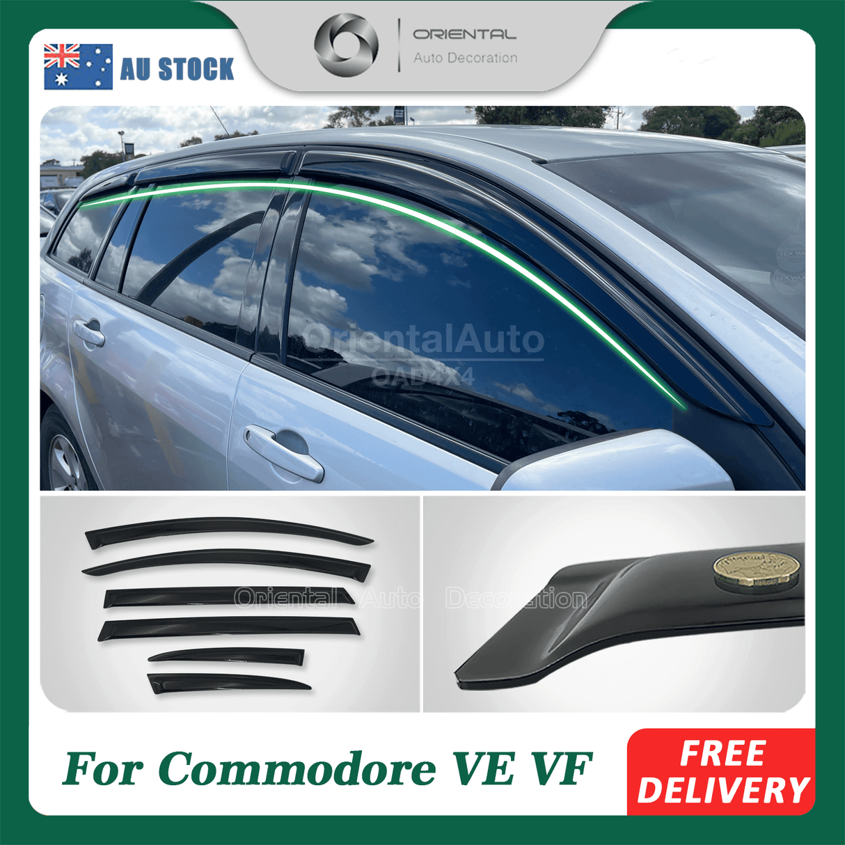 Weather Shields for Holden Commodore VE VF Wagon 6PCS