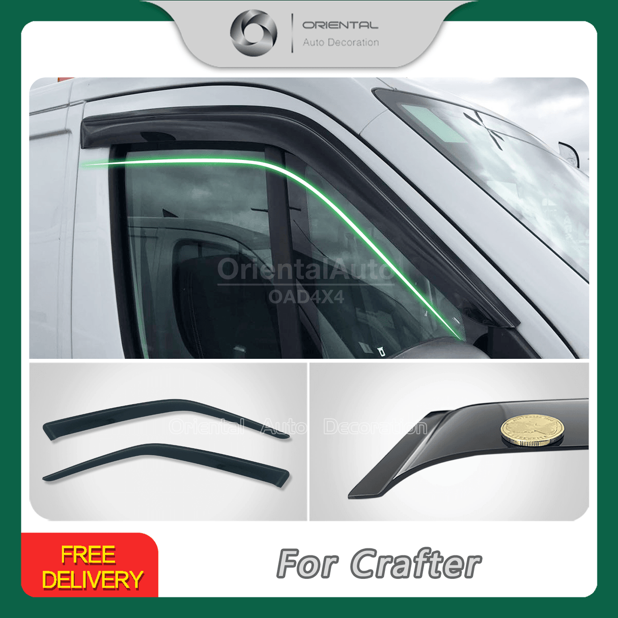 Weather Shields for Volkswagen Crafter 2006-2016