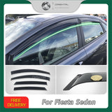 Weather Shields For Ford Fiesta WT Series Sedan 2010-2019