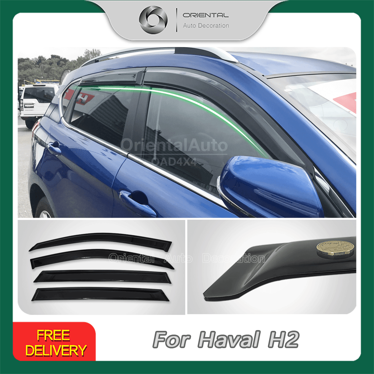 Weather Shields for Haval H2 2016-2021