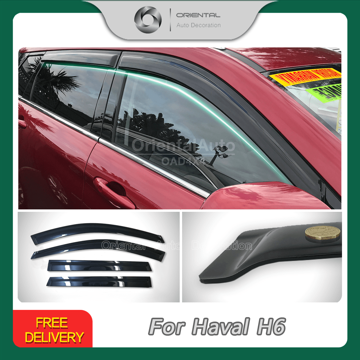 Weather Shields for Haval H6 2017-2021