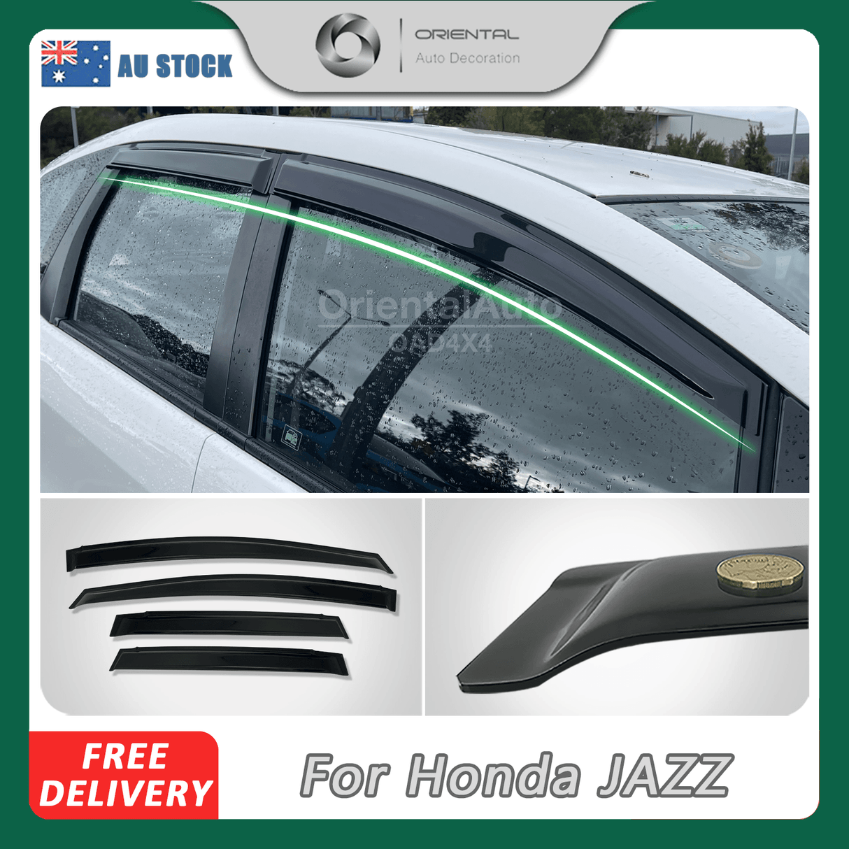 Weather Shields for Honda Jazz GE 2008-2014