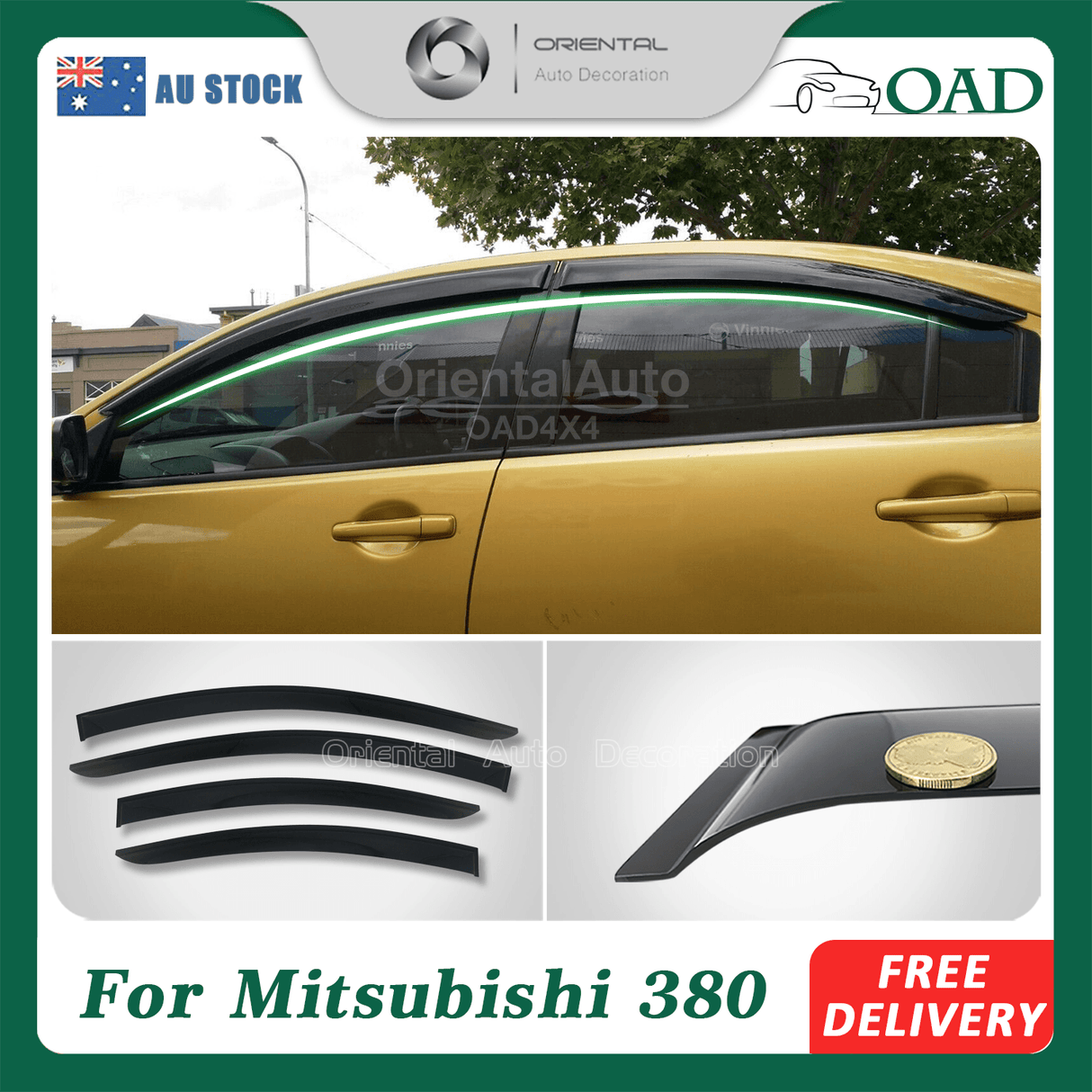 Weather Shields for Mitsubishi 380 2005-2008