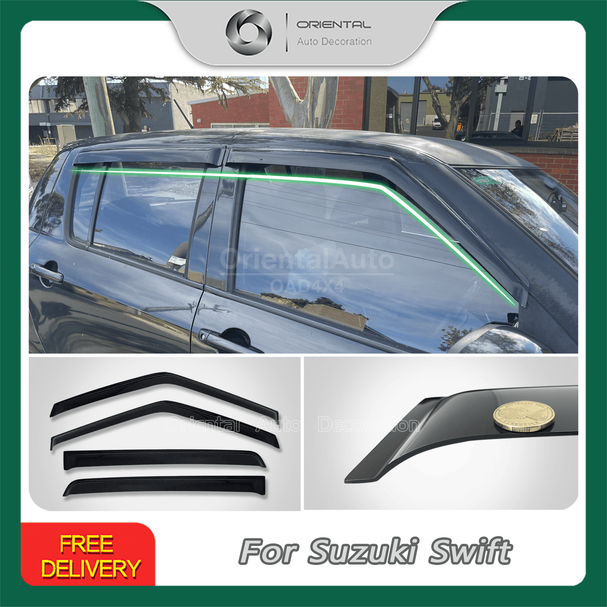 Weather Shields for Suzuki Swift 2005-2011