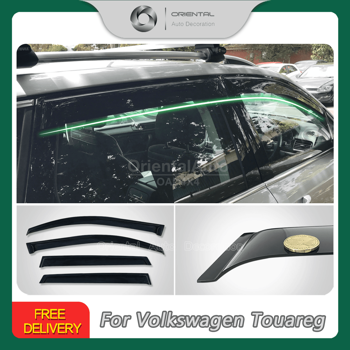 Weather Shields for Volkswagen Touareg 7P 2011-2019