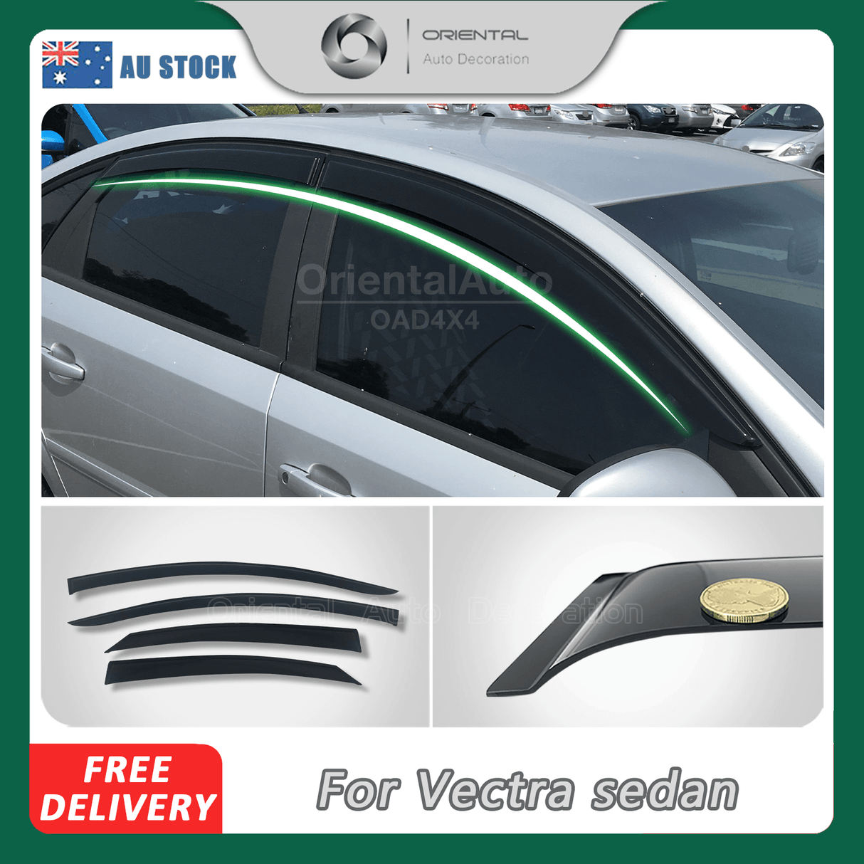 Weather Shields for Holden Vectra Sedan 2002-2008