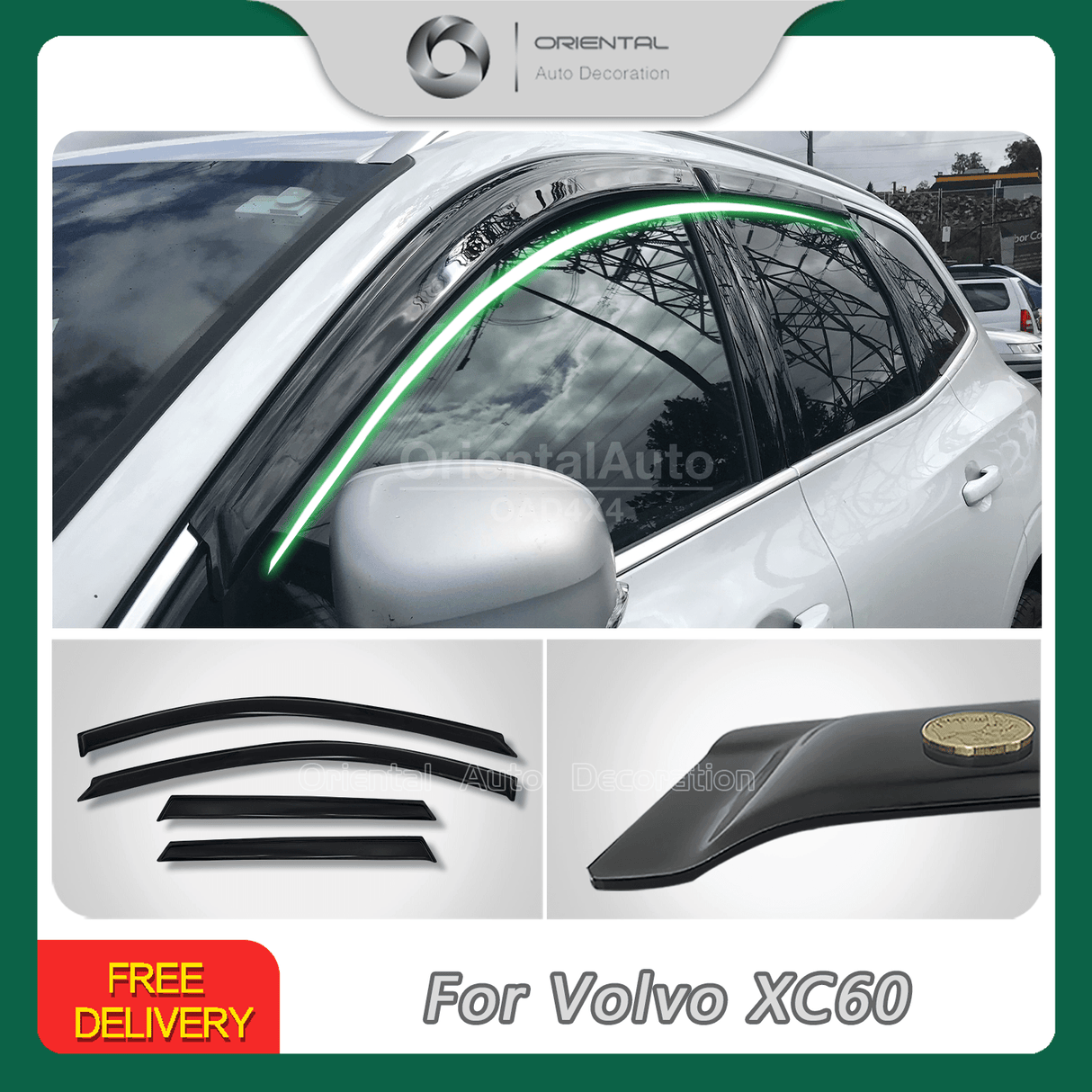 Weather Shields for Volvo XC60 2017-Onwards