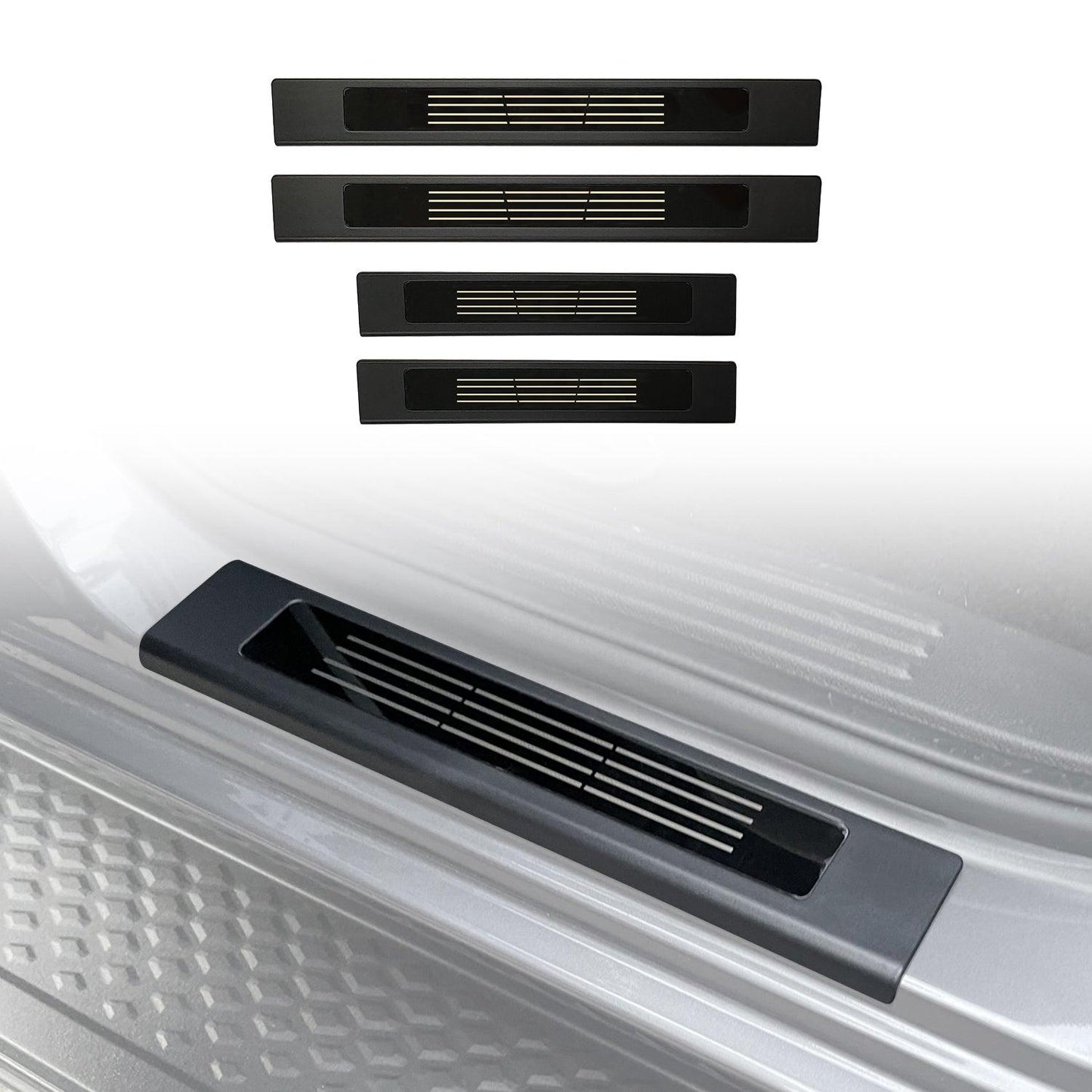 ABS Door Sill Protector for Ford Ranger Next-Gen Dual Cab 2022-Onwards