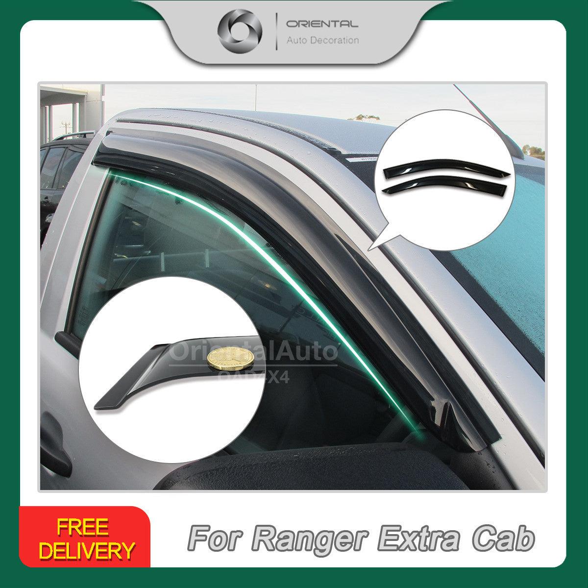 Weather Shields For Ranger PX PX2 PX3 Extra Cab 2011-2022 2PCS