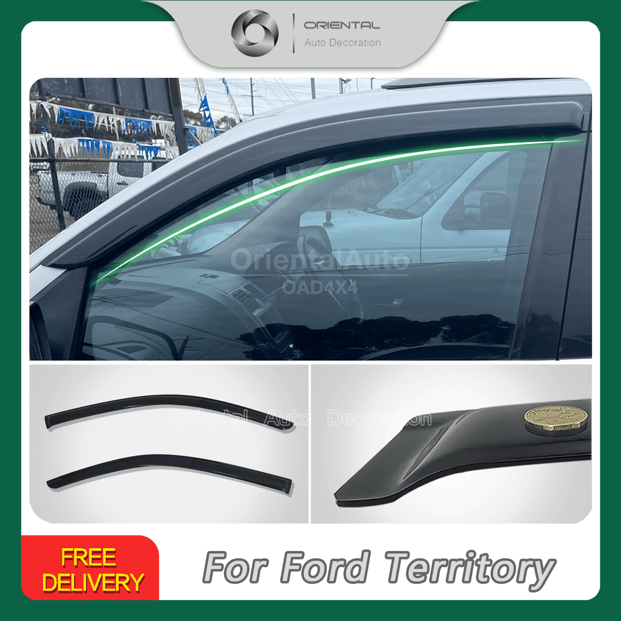 Weather Shields For Ford Territory 2004-Onwards 2PCS