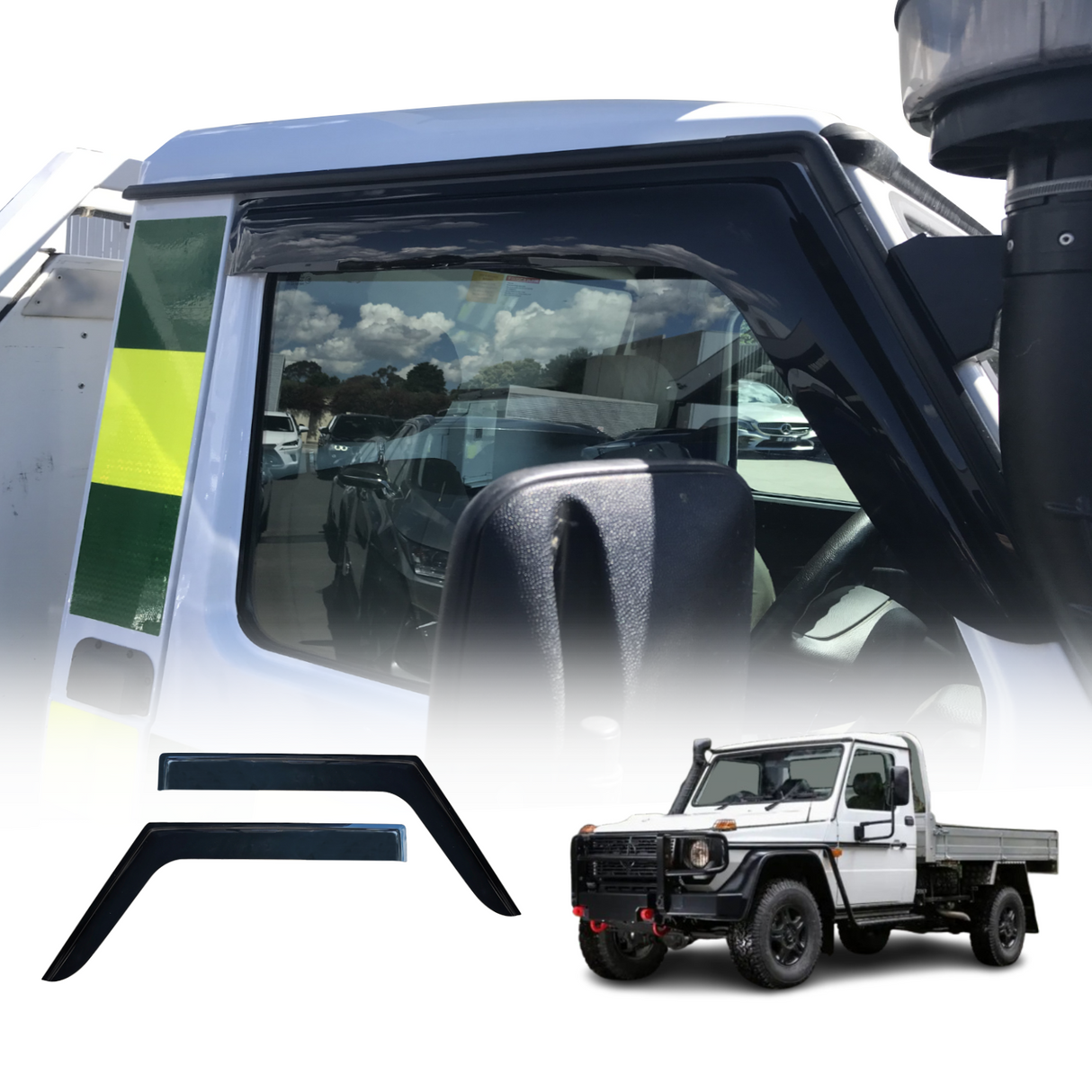 Weather Shields for Mercedes-Benz G-Class 2 Doors / UTE 2011-2018