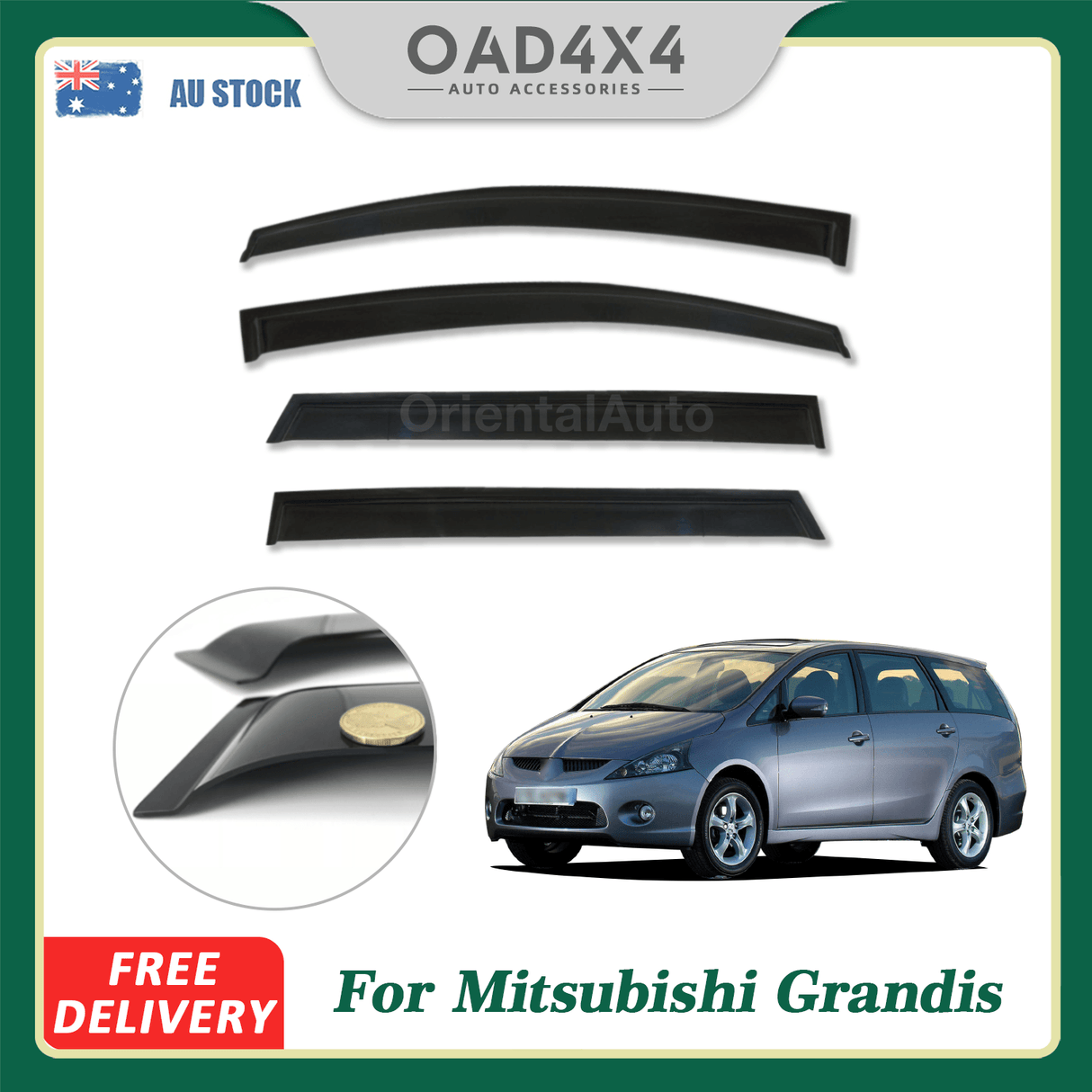 Weather Shields for Mitsubishi Grandis 2004-2010