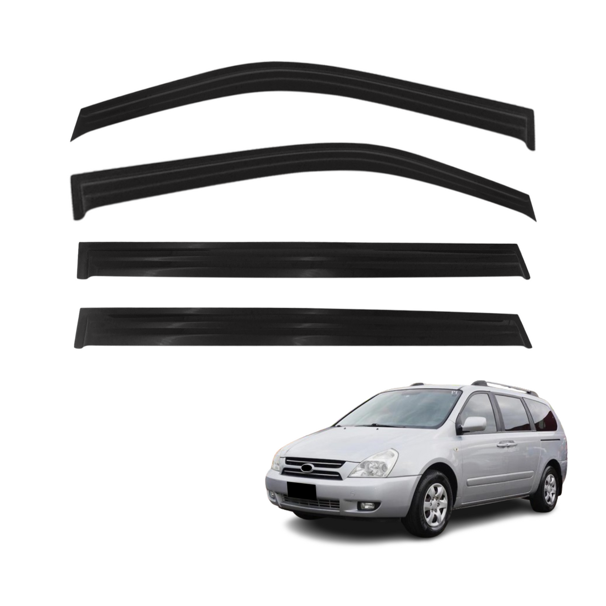 Weather Shields For KIA Grand Carnival VQ 2005-2014