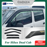 Weather Shields for Toyota Hilux Dual Cab 1997-2005