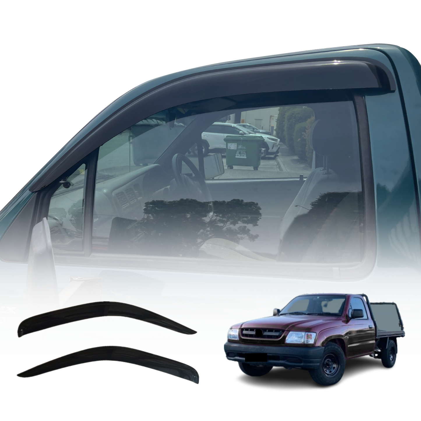 Weather Shields For Toyota Hilux Single Cab 1997-2005