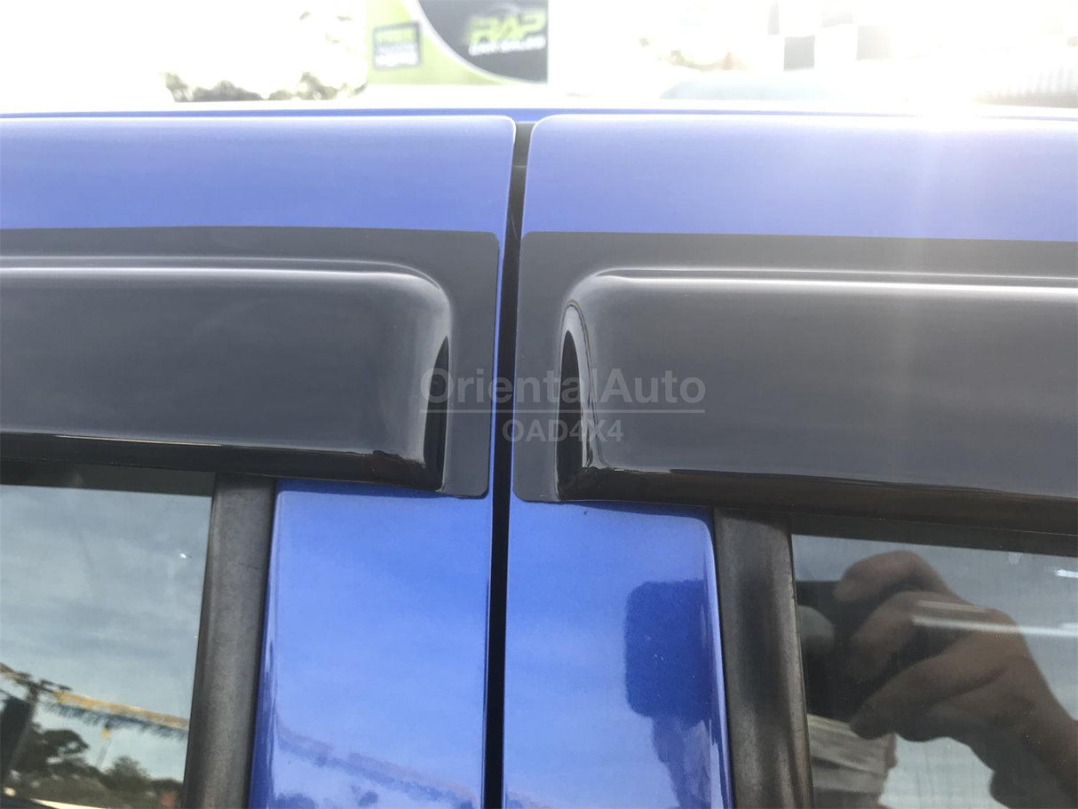 Weather Shields for ISUZU D-MAX DMAX Dual Cab 2008-2012