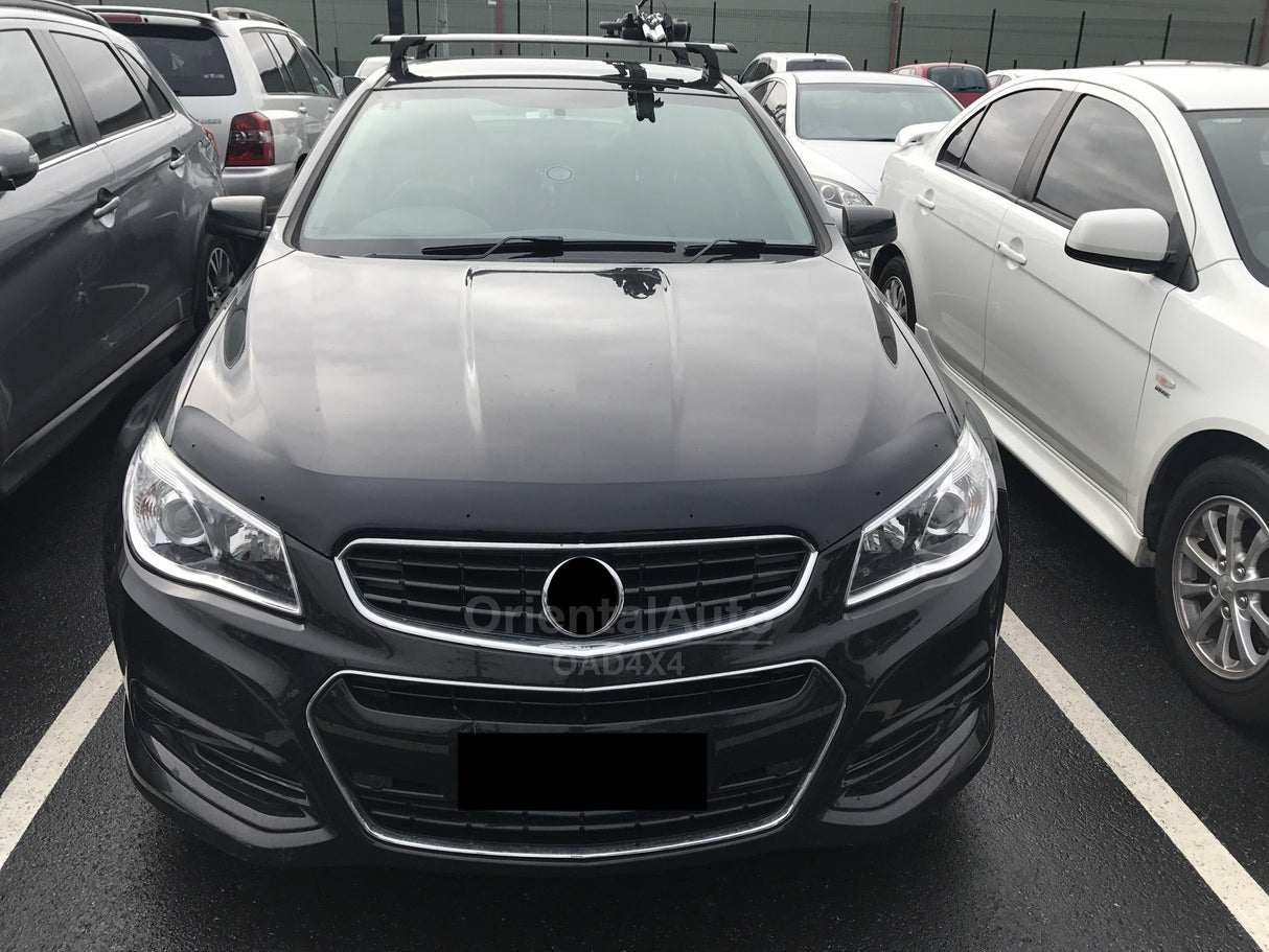 Bonnet Protector & Luxury Weathershields Weather Shields Window Visor For Holden Commodore VF Sedan 2013-2016