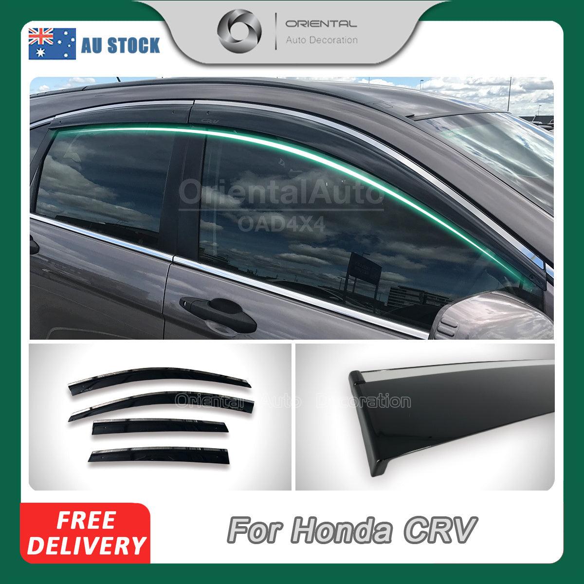 Stainless Edge Weather Shields for Honda CRV RE Series 2007-2012