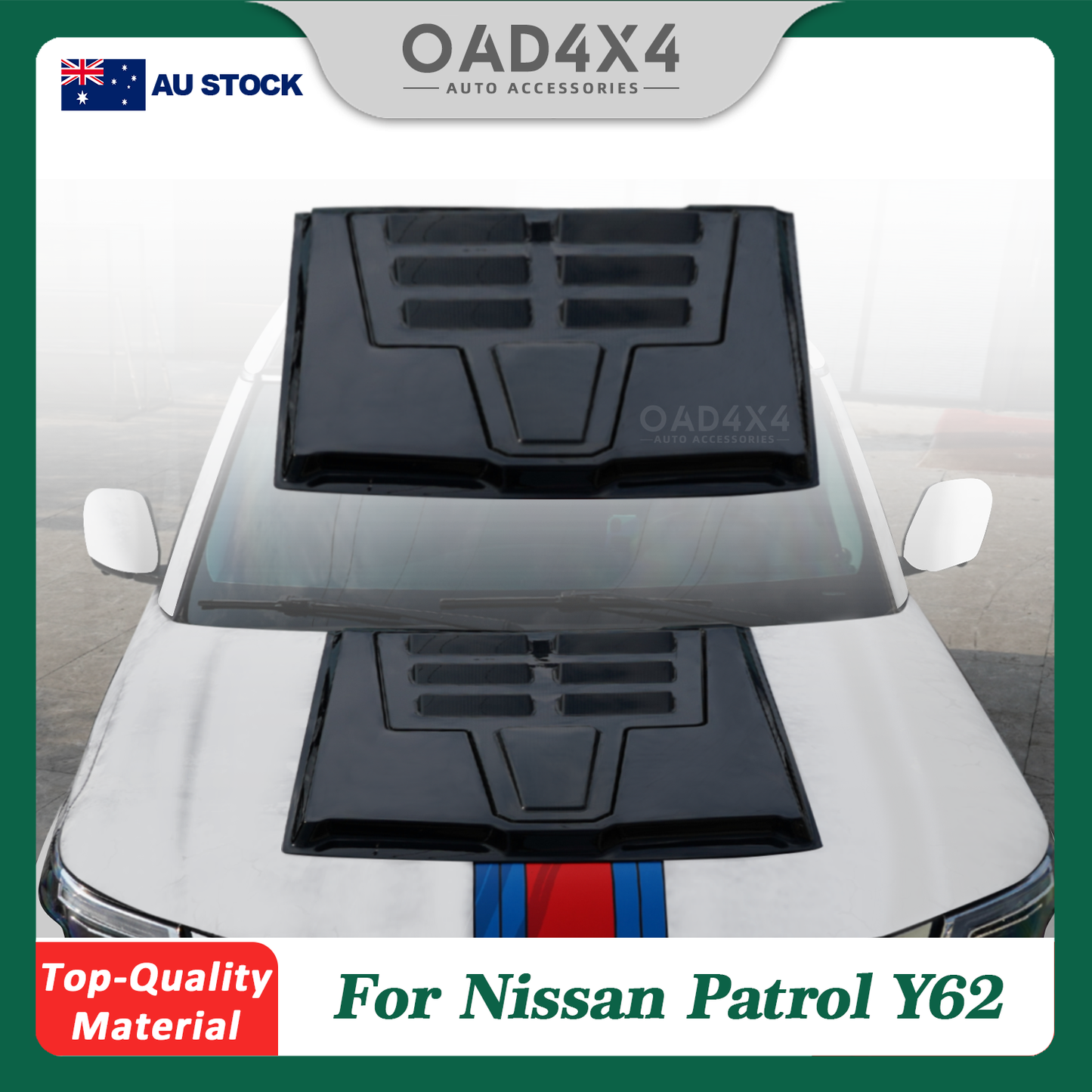 Hood Cover for Nissan Patrol Y62 2020-onwards