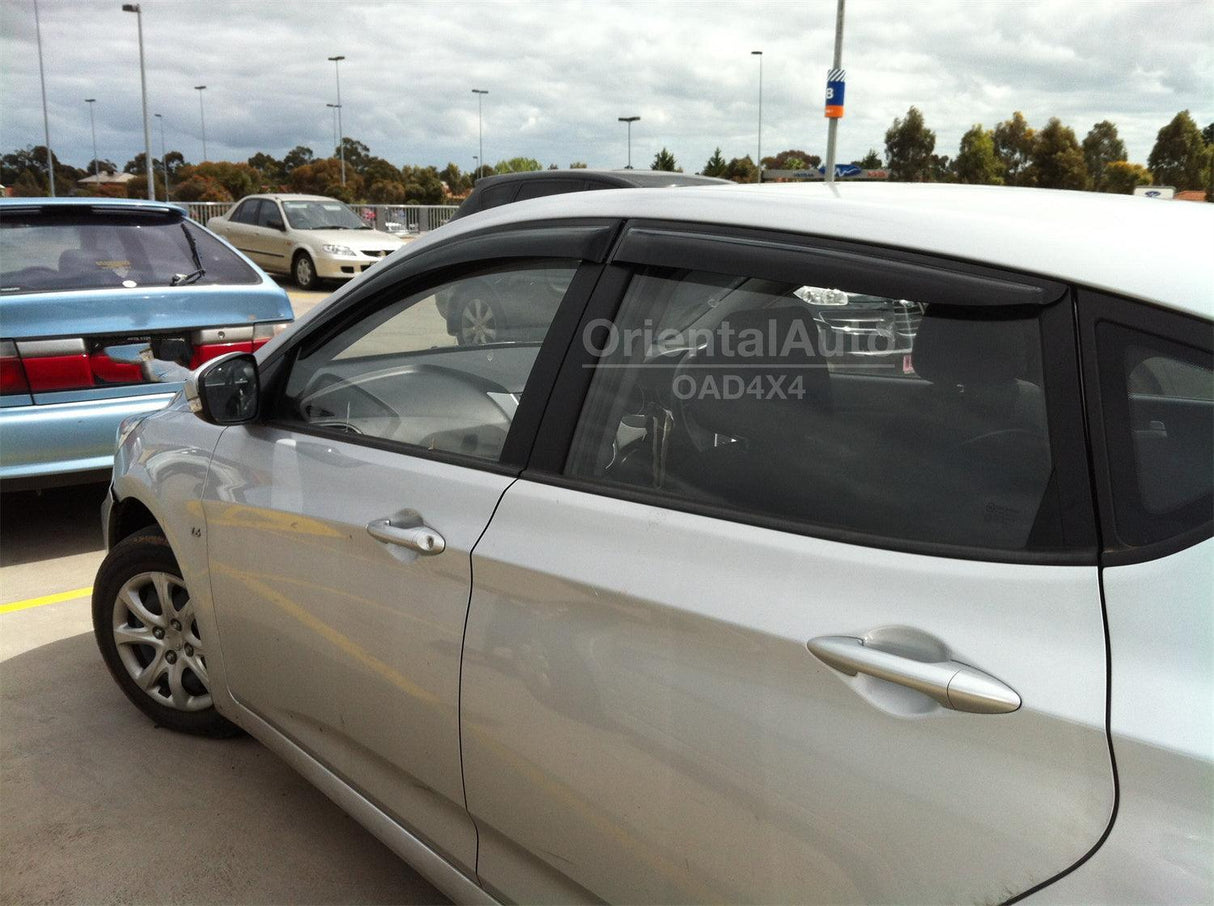 Weather Shields for Hyundai Accent Hatch 2011-Onwards