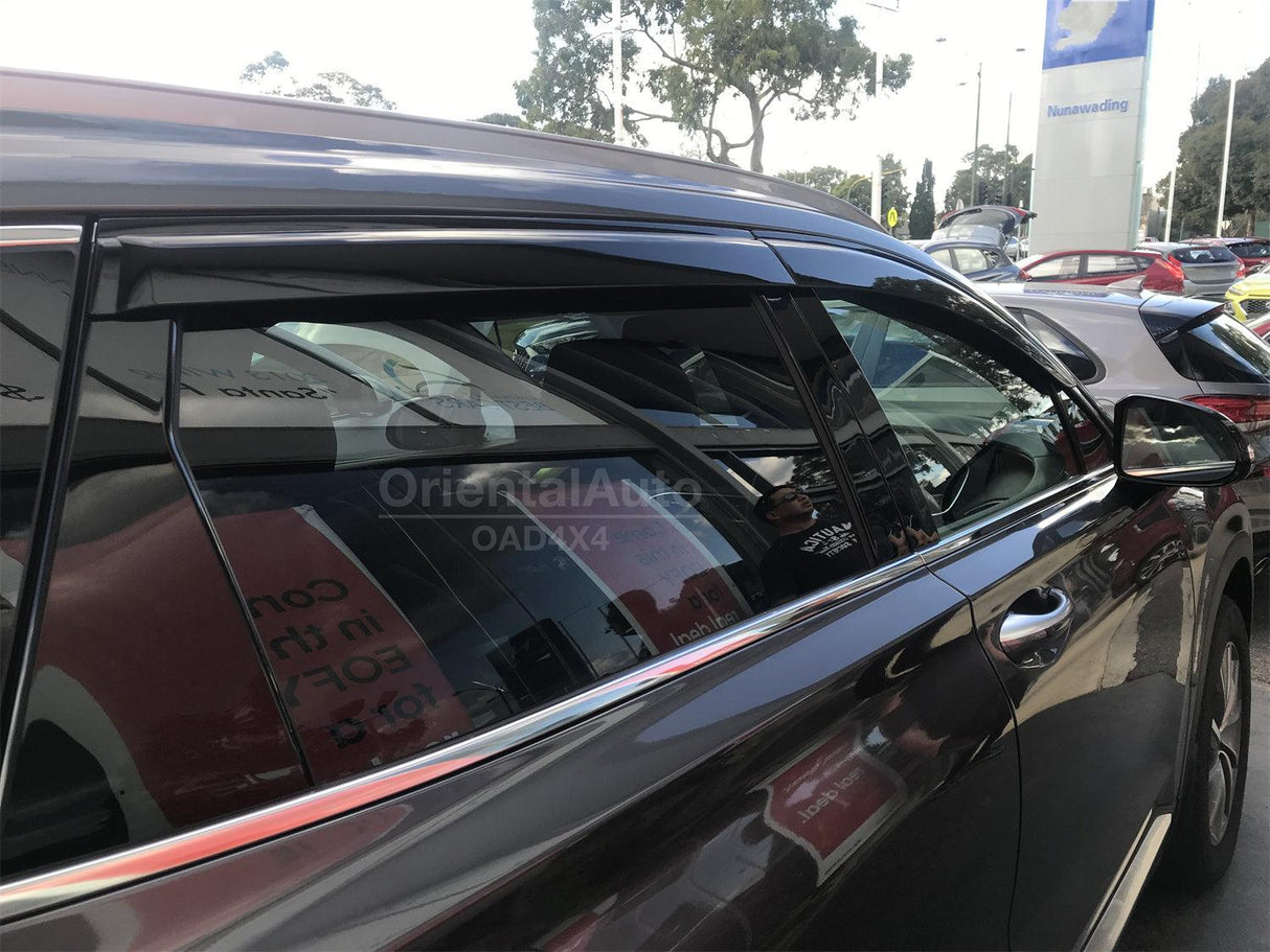 Injection Weather Shields for Hyundai Santa Fe TM Series 2018-2024