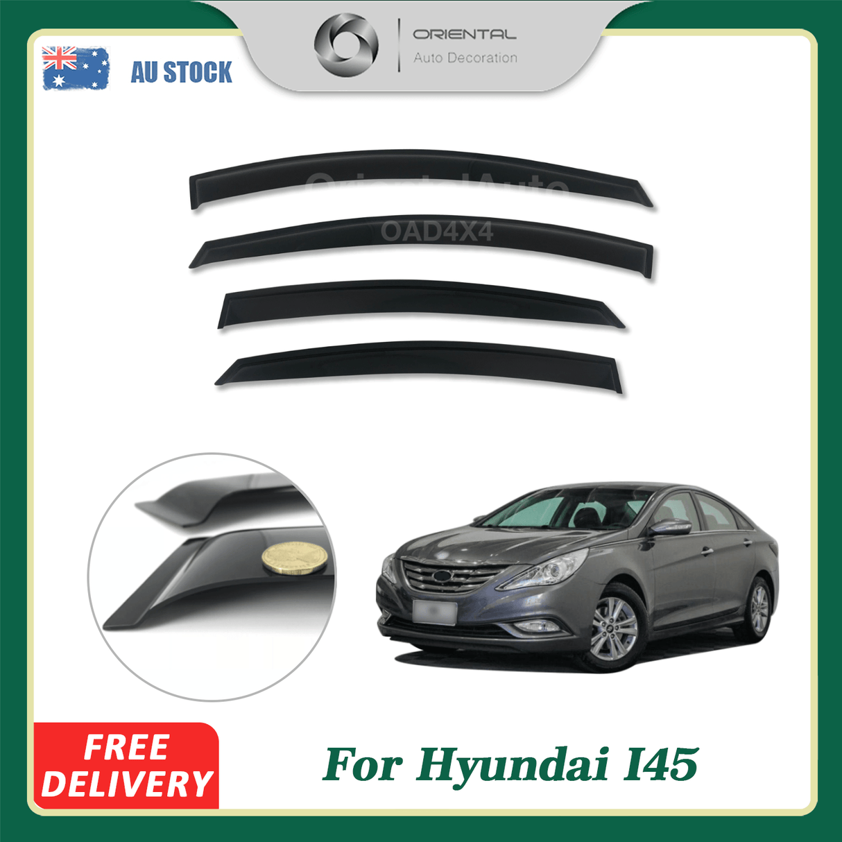 Weather Shields for Hyundai I45 2010-2019