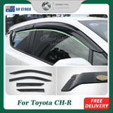 Injection Weather Shields for Toyota CH-R CHR 2016-2024