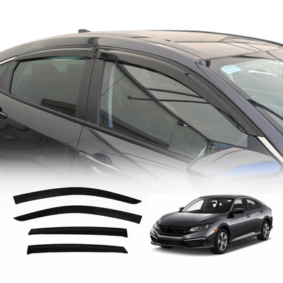 Injection Weather Shields for Honda Civic 10th Sedan 2016-2021