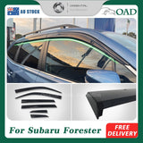 Injection Weather Shields for Subaru Forester S5 2018-Onward 6PCS