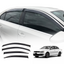 Stainless Edge Weather Shields for Volkswagen Jetta 2011-2019