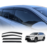 Stainless Edge Weather Shields for Toyota Kluger 2013-2021