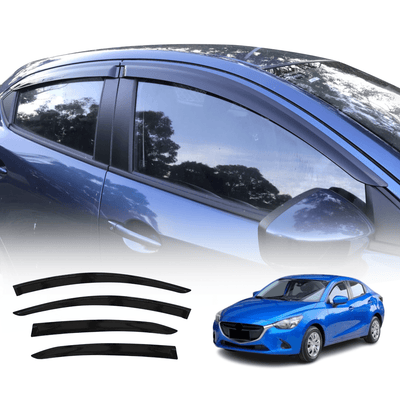 Injection Weather Shields for Mazda 2 Sedan 2014-Onwards