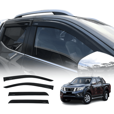 Injection Weather Shields for Nissan Navara NP300 D23 Dual Cab