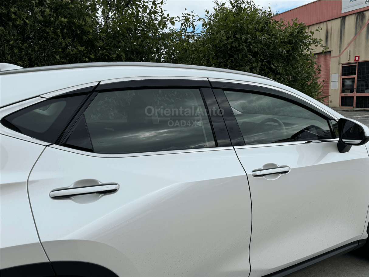 Stainless Edge Weather Shields For Lexus NX Series 2022-Onwards 6PCS