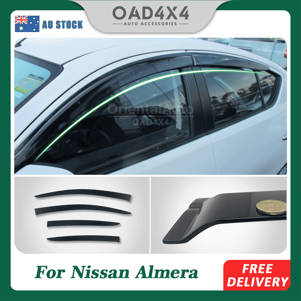 Injection Weather Shields for Nissan Almera