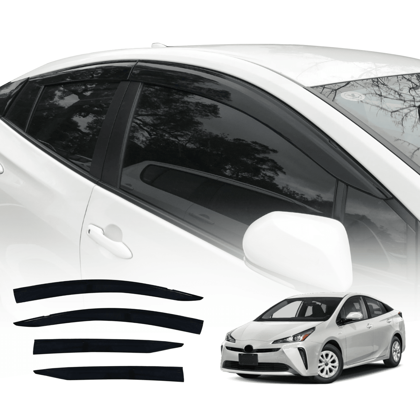 Injection Weather Shields for Toyota Prius 2016-Onwards