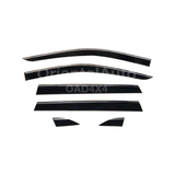 Bonnet Protector & Stainless Edge Weather Shields for Toyota RAV4 2019-Onwards 6PCS