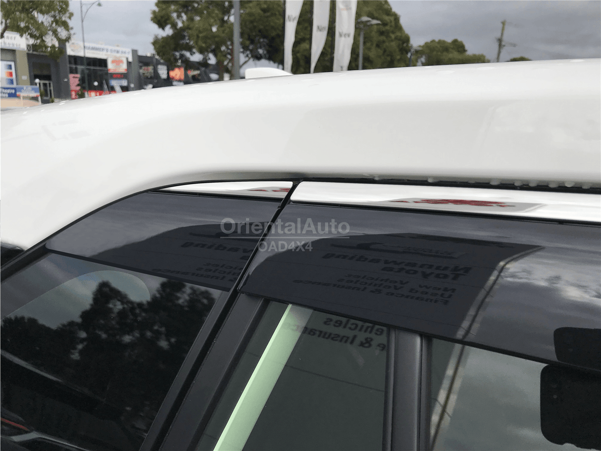 Stainless Edge Weather Shields For Toyota RAV4 RAV 4 2019-Onwards 6PCS