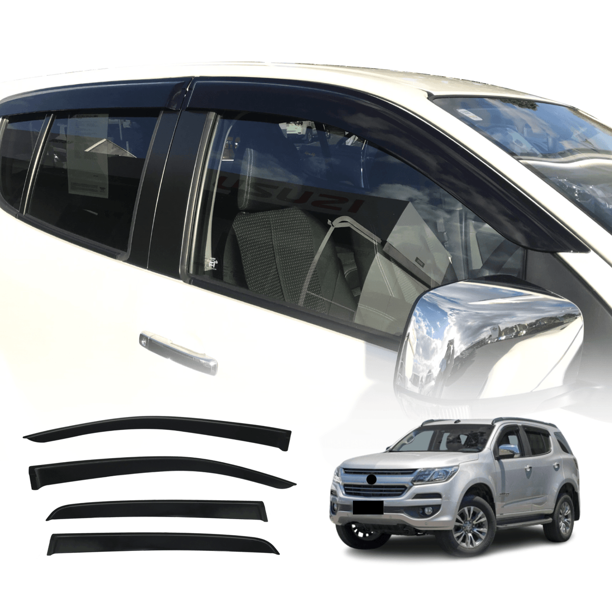 Injection Weather Shields for Holden Trailblazer 2016-2020