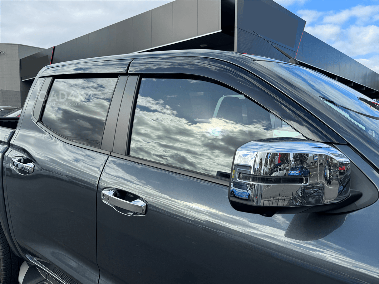 Weather Shields & Door Sill Protector For Mitsubishi Triton MV All-New Dual Cab 2024-Onwards